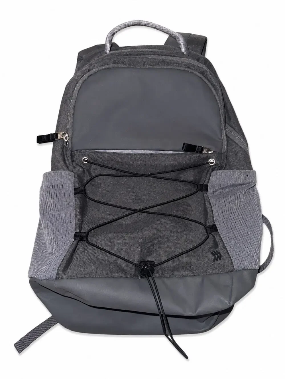 Gray Lightweight Laptop Backpack School Travel Daypack Carry-On Unisex